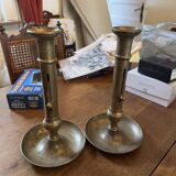 Copper candle holder