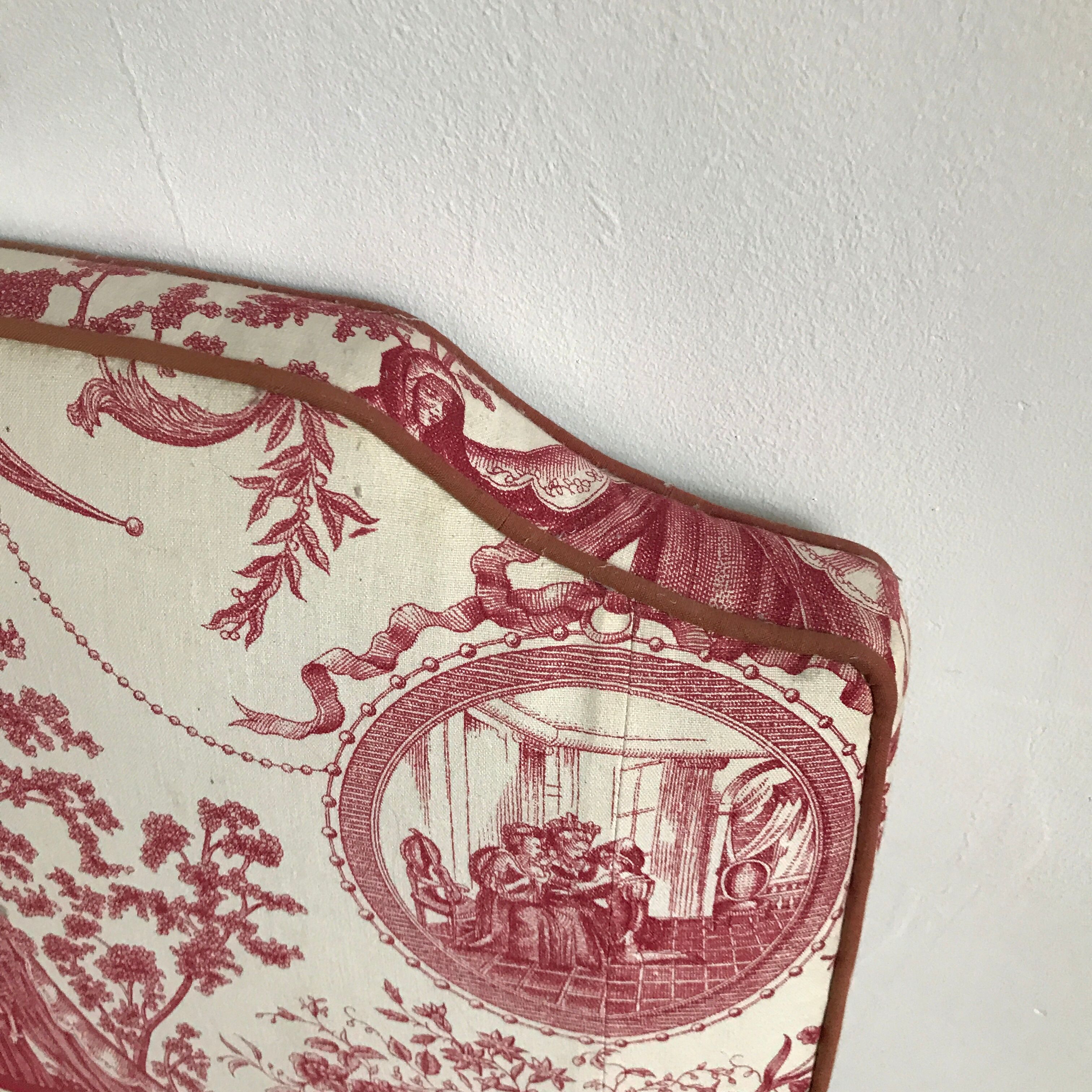 Fabric headhead Toile de Jouy