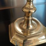 Bougeoir en bronze doré