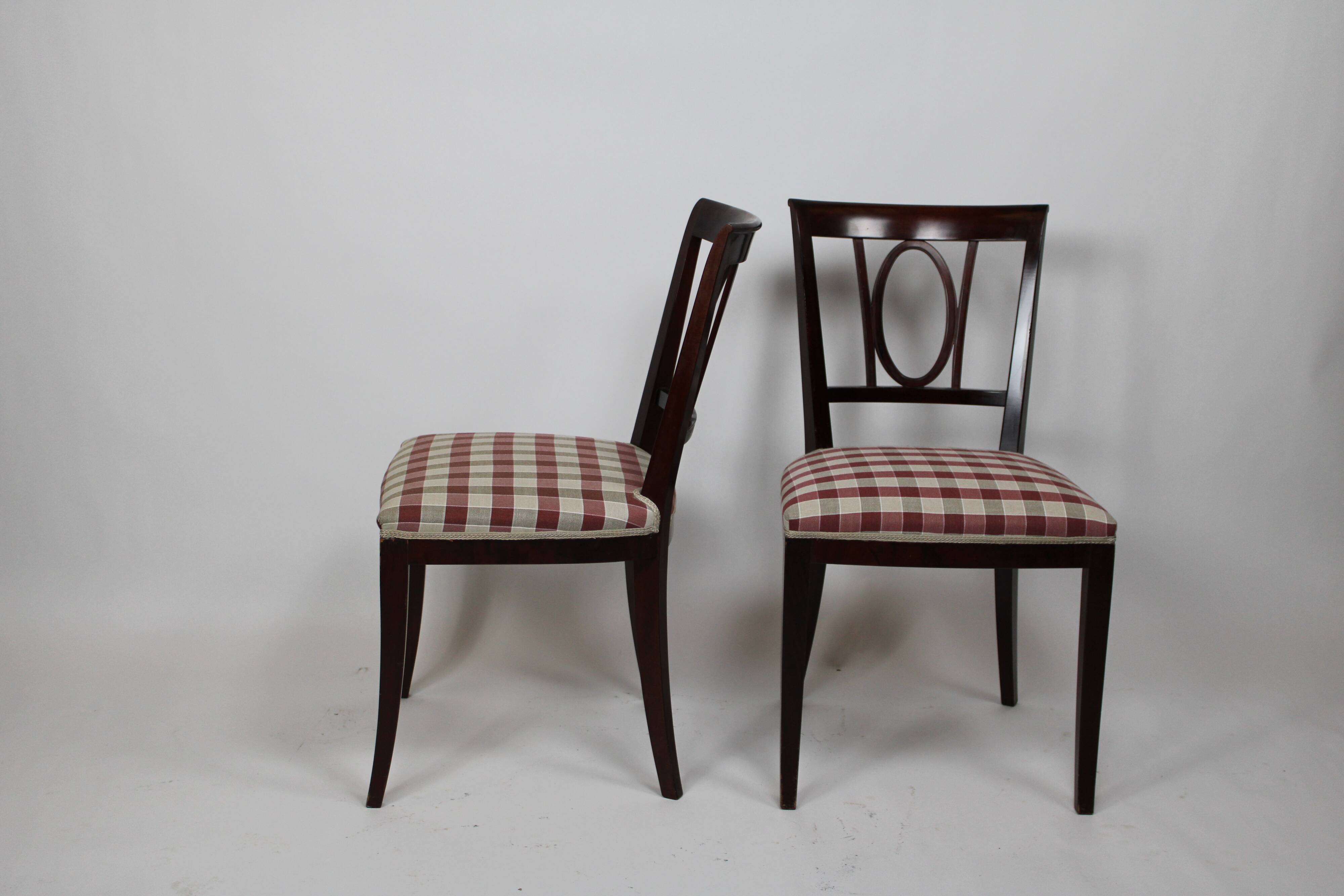 Chaise classique 1960 suède
