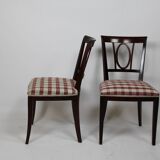 Chaise classique 1960 suède