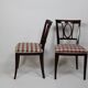 Chaise classique 1960 suède