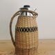 Thermos en rotin vintage