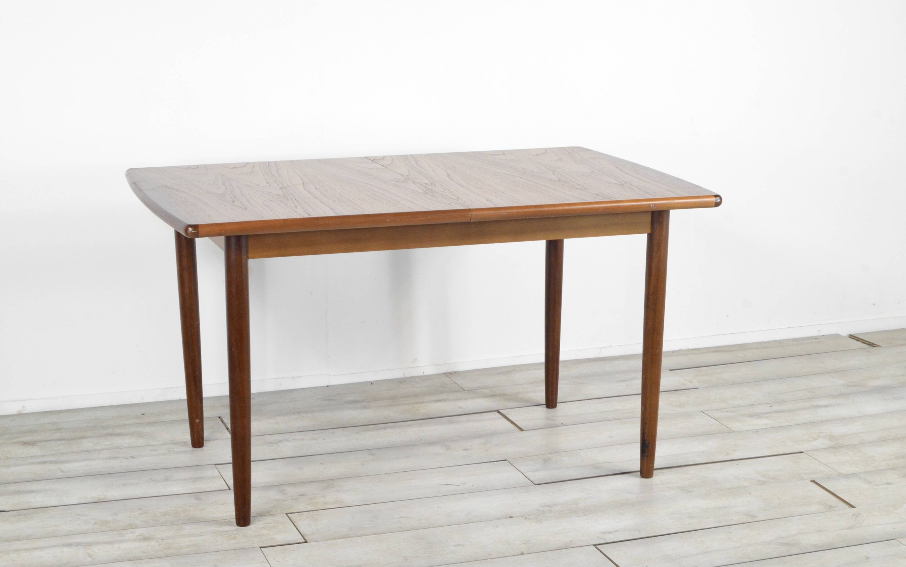 Midcentury Meredew Extending Teak Table Vintage Modern Retro Danish Style