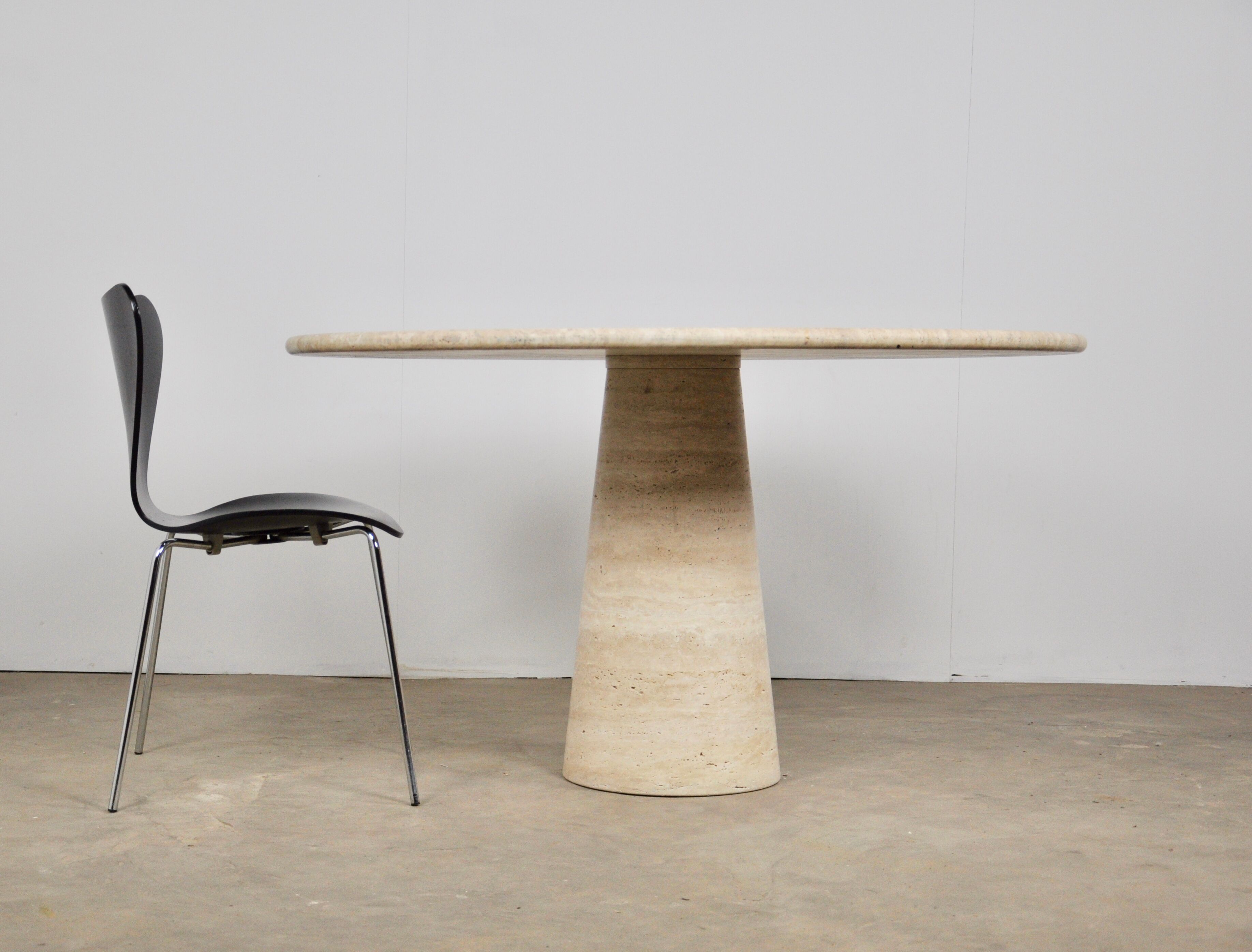 Travertine table 1960s