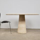 Travertine table 1960s