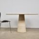 Travertine table 1960s