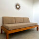Wooden sofa design Regain France vintage 60s
