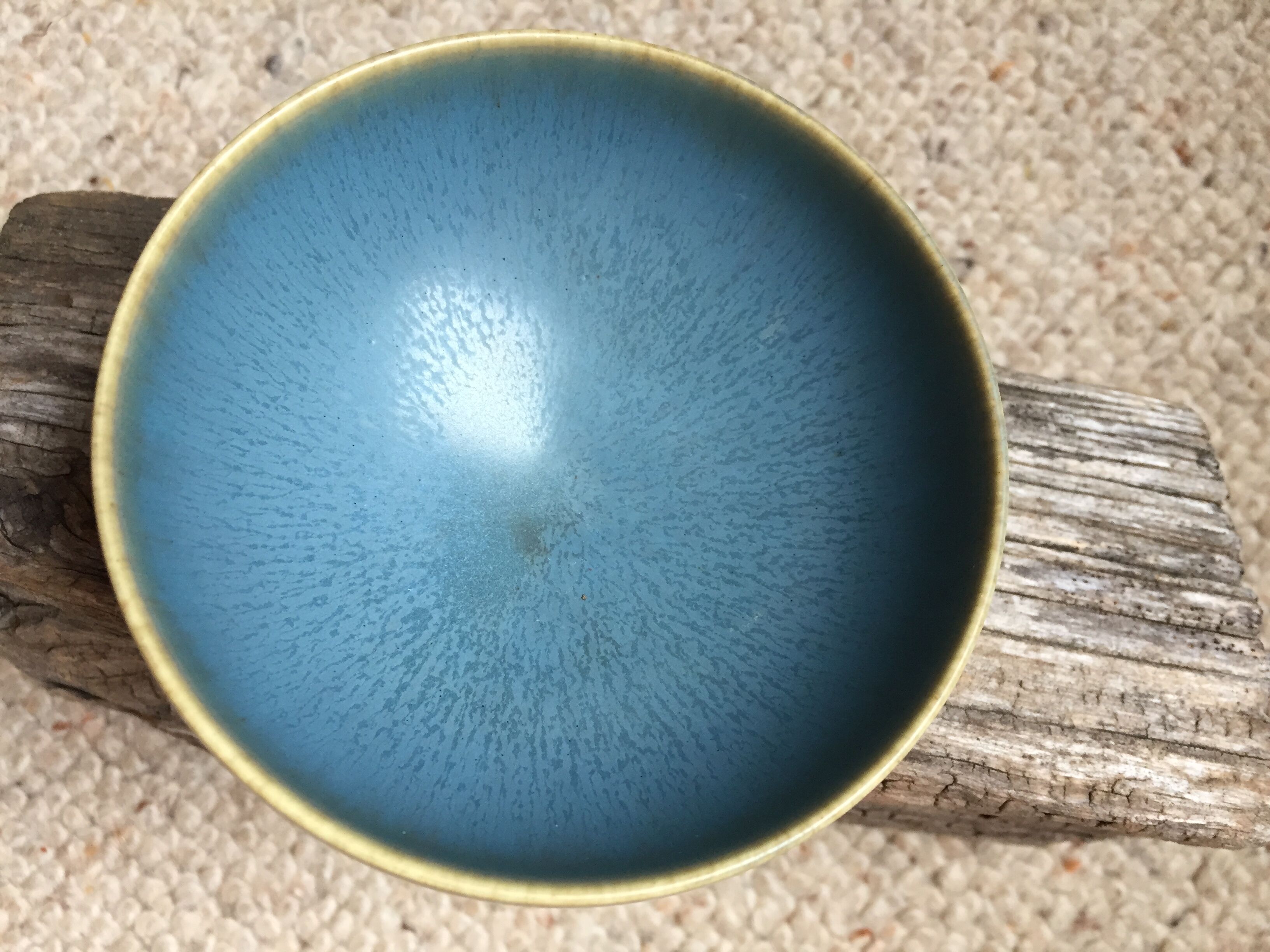 Palshus HaresFur Bol Linnemann-Schmidt for Palshus, Denmark, vintage ceramic pottery vase 1950