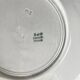 Set of 6 flat plates model "Oeillet", KG Lunéville, ironstone, 19th century