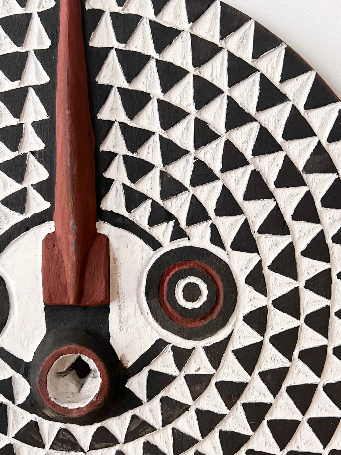 Wooden sun mask (Burkina Faso)