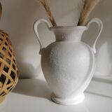 White vases with handles
