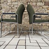 Pair of vintage office meeting chairs