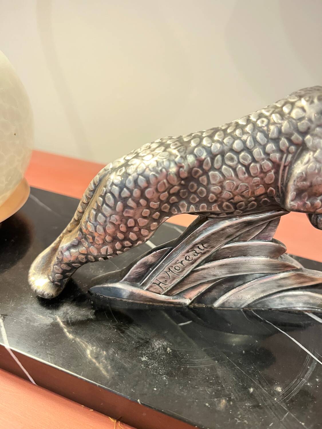 Art Deco lamp Hippolyte Moreau