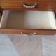 English asymmetrical chest of drawers - Art Deco - Mirror - 2 doors - 5 drawers - Mesh blond oak