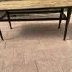 Wood and metal coffee table