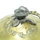 Rococo sugar bowl, silver-plated brass, Poland, early 20th century