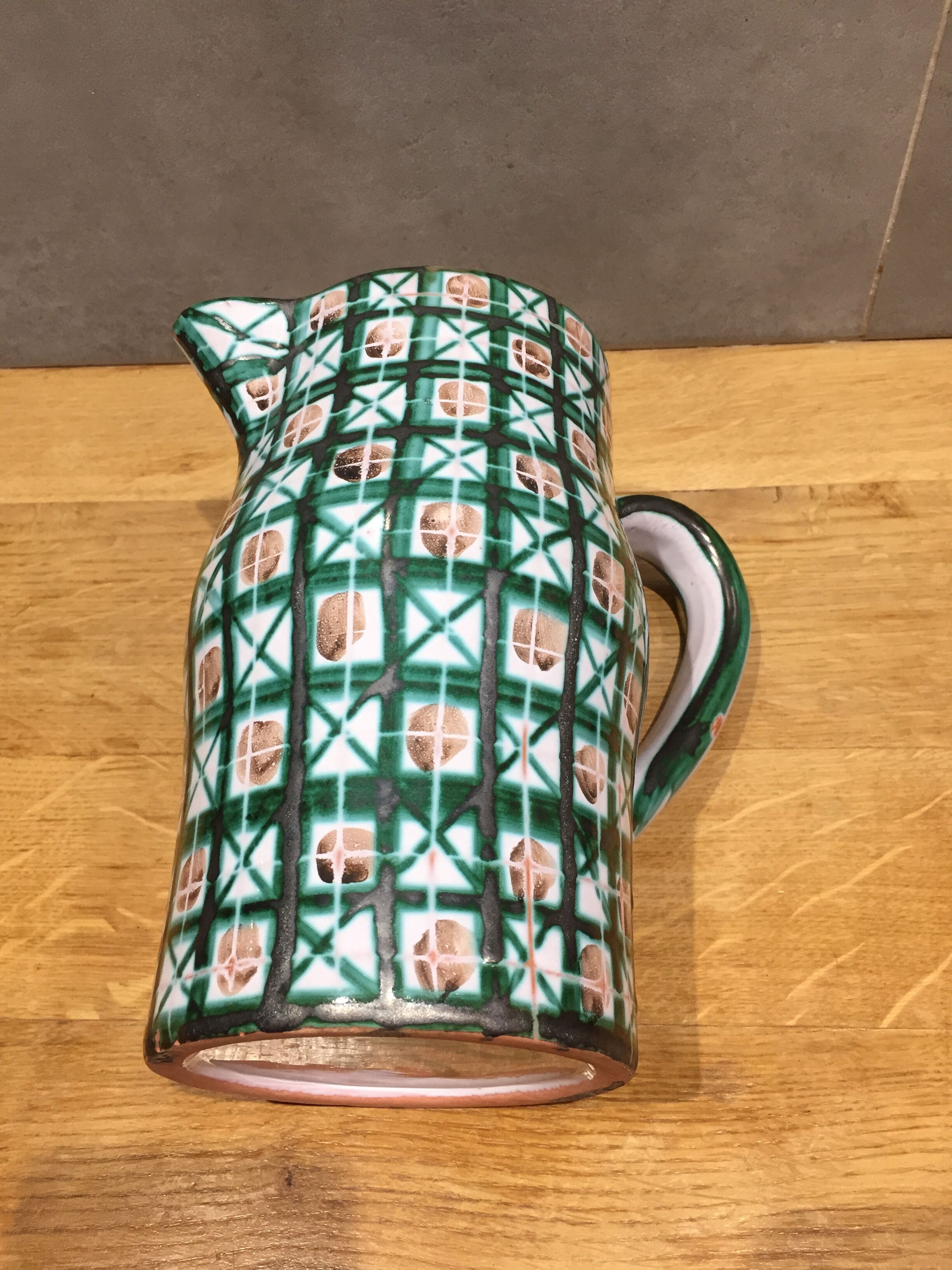 Robert Picault Vallauris ceramic pitcher 60s