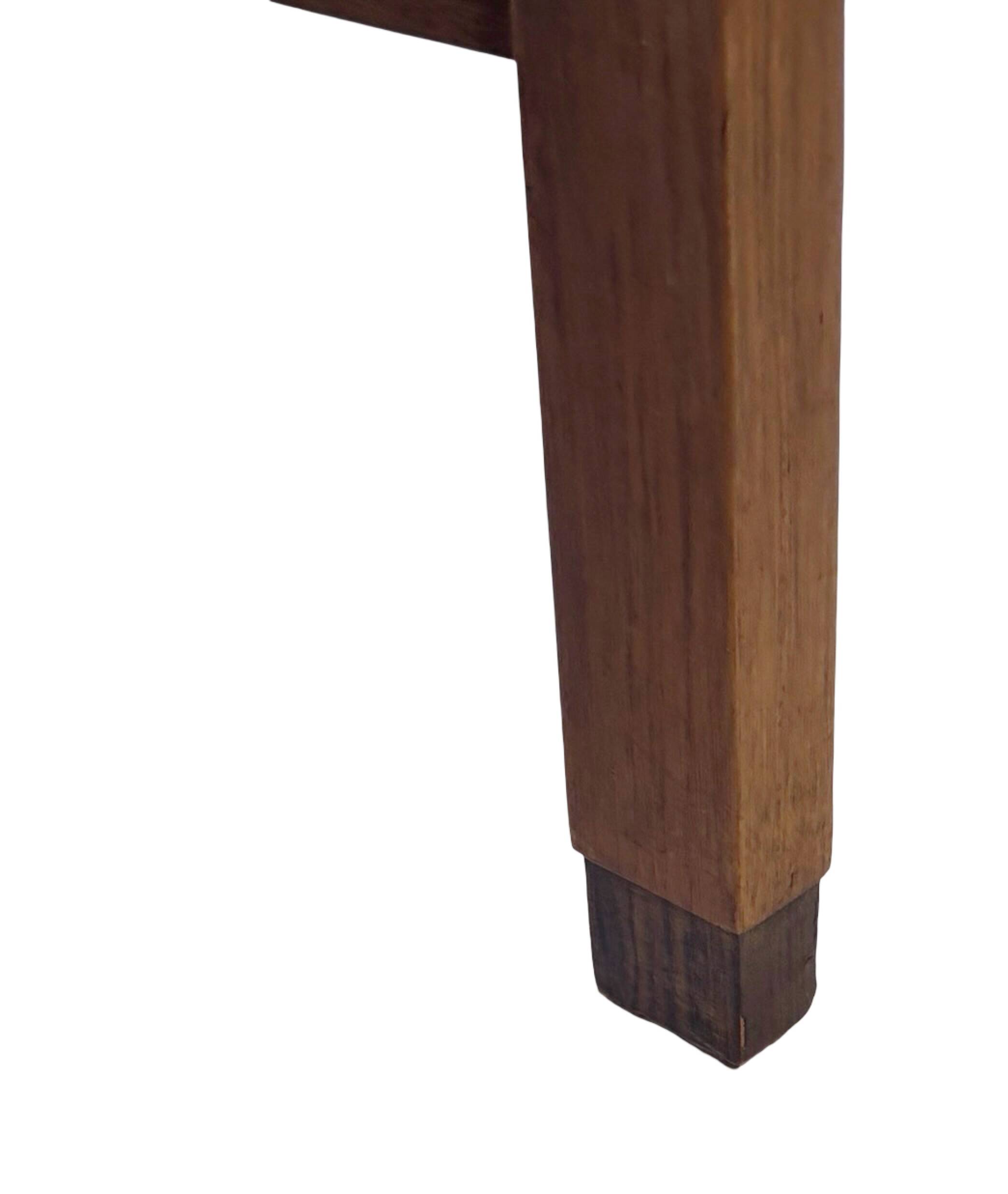 Set of four Art Deco chairs oak Amsterdam School Design 30's