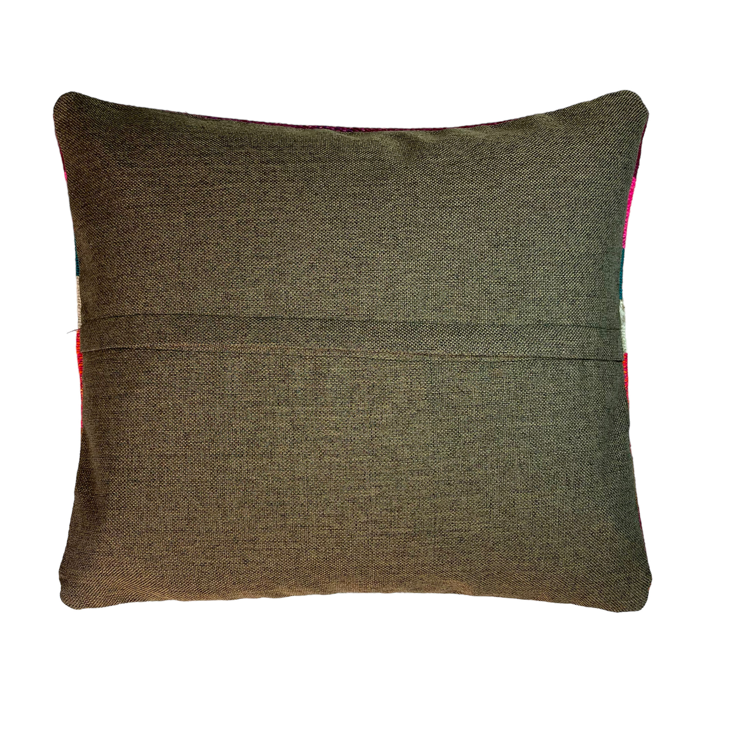 Vintage Turkish Kilim Cushion Cover , 40 x 40 cm