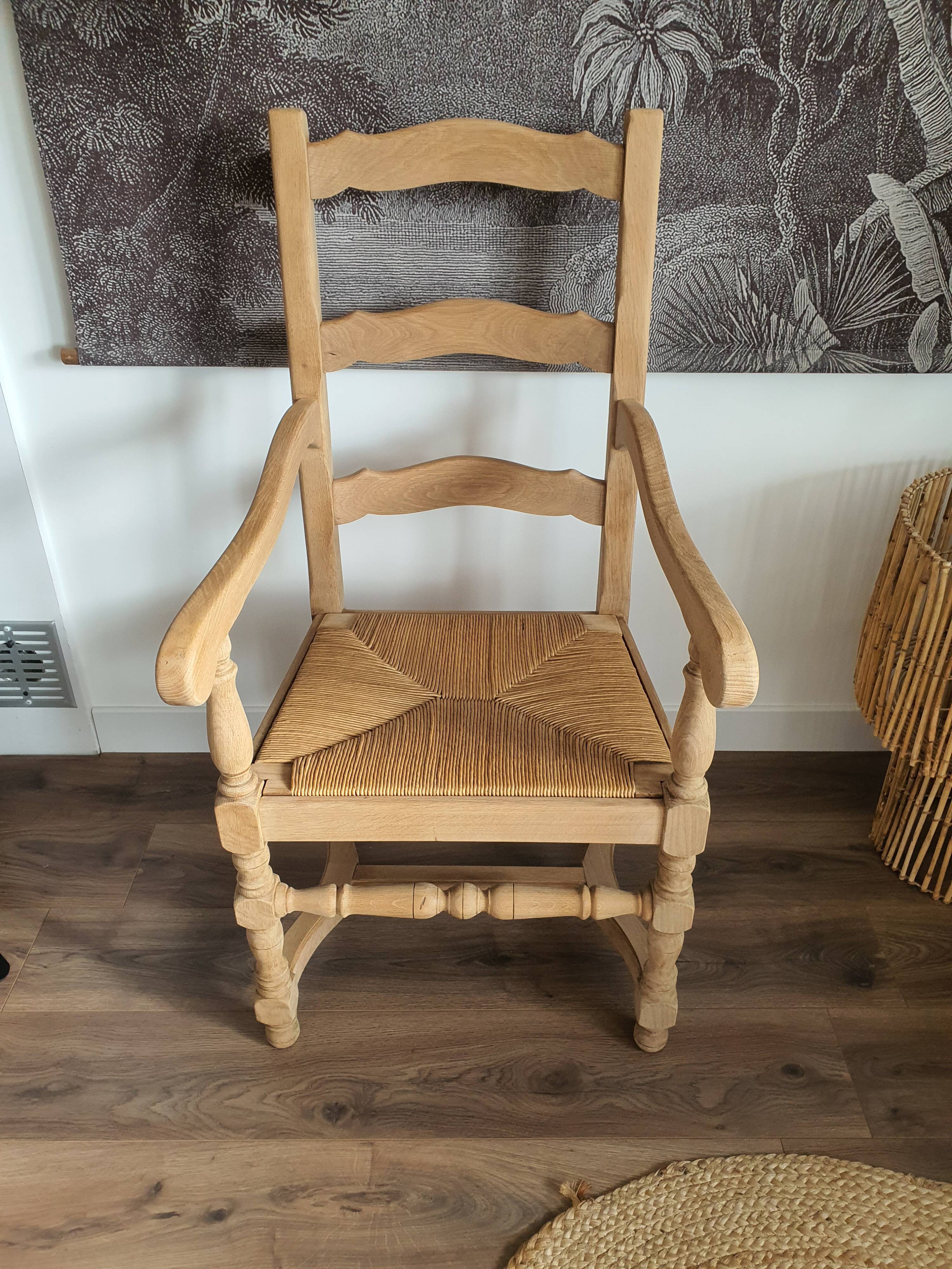 Wooden armchair