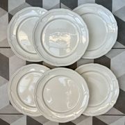Set of 6 flat plates "Manoir" Villeroy and Boch