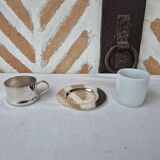 Silver-plated porcelain coffee service, 1970s