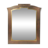 Graphical Mirror from Belgo Chrome, Belgium, 1980s