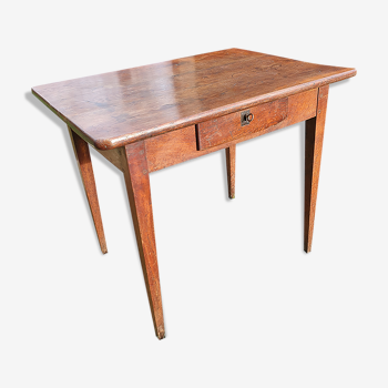 Occasional french farmhouse country table in 1880s