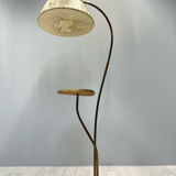 Floor lamp with table