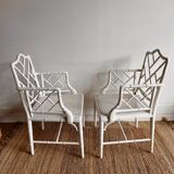 2  chairs  Faux Bamboo Jonathan Adler