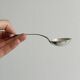 Silver-plated sauce spoon