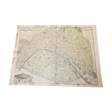 Old map of the city of Paris, 1911