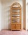 Large vintage rattan shelf