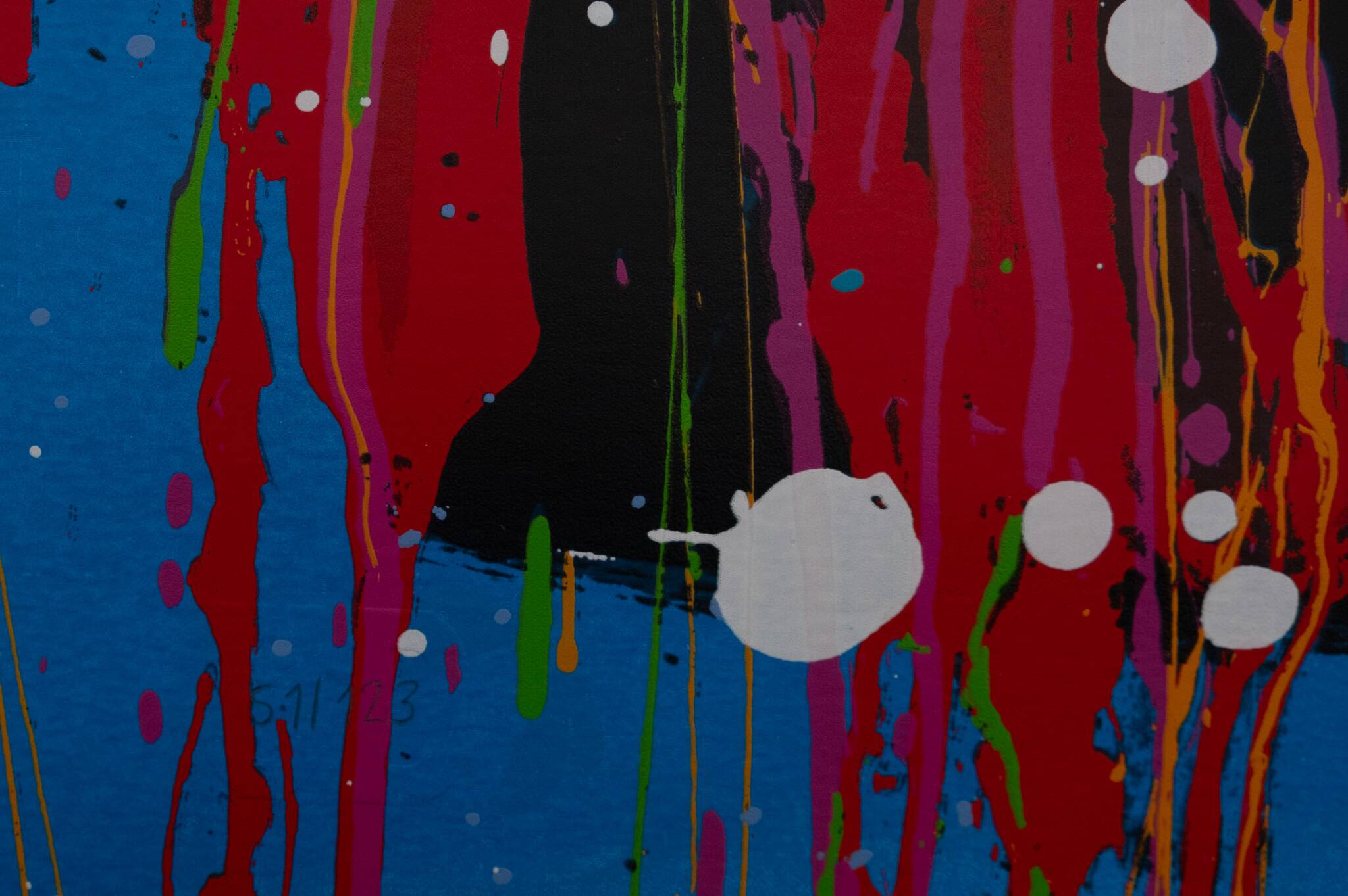 Jonone: blue ii - original signed screenprint