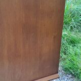 Vintage gold oak row feet compass from the 50s