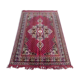 Vintage carpet with floral decoration 123x176cm