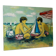 Tableau huile sur toile enfants à la plage