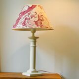 PLASTER TABLE LAMP BEIGE 90s
