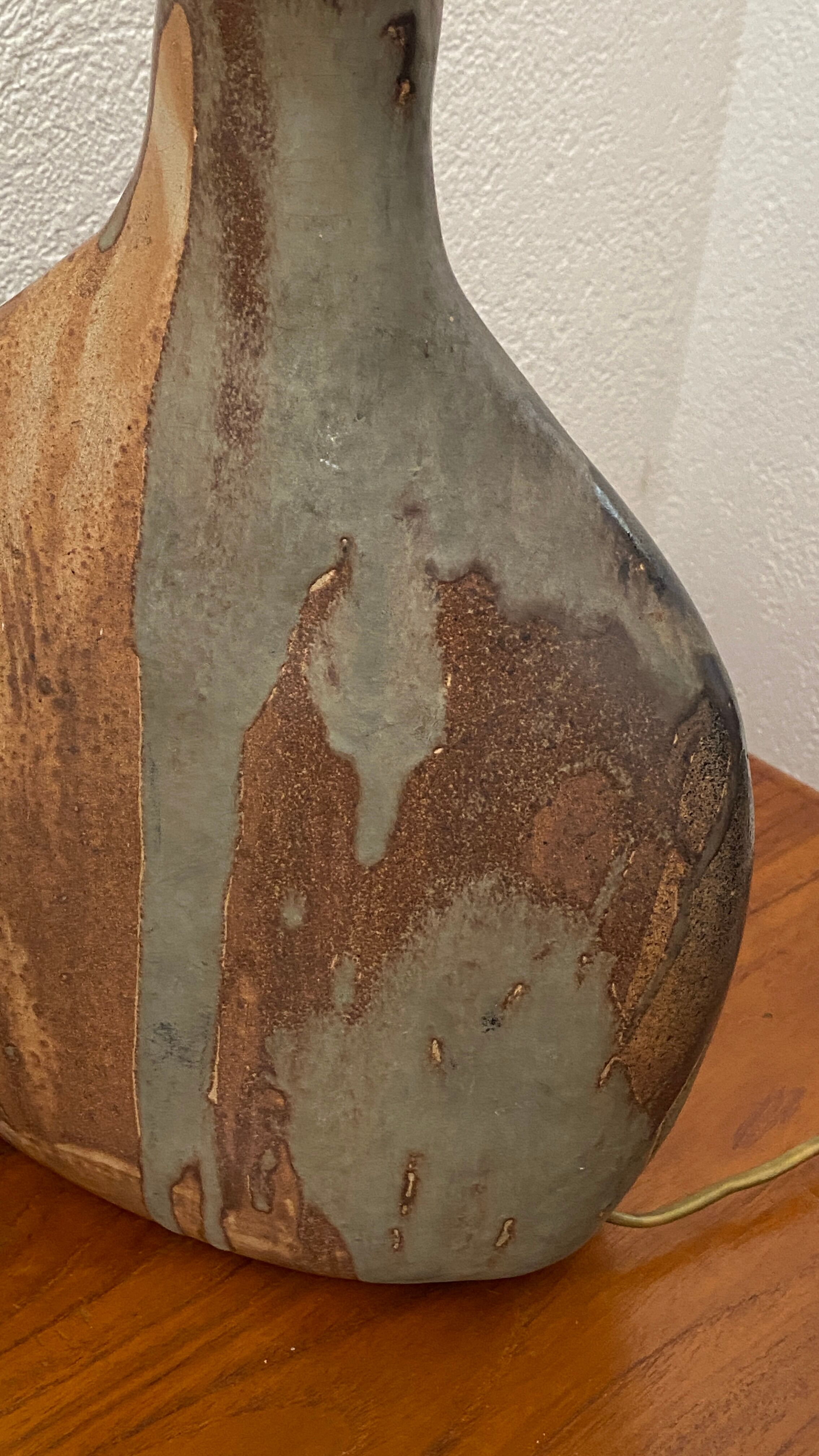 Glazed ceramic lamp, 1994