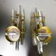 Pair of Venini wall lights, Murano cut glass, Italy, circa 1970s