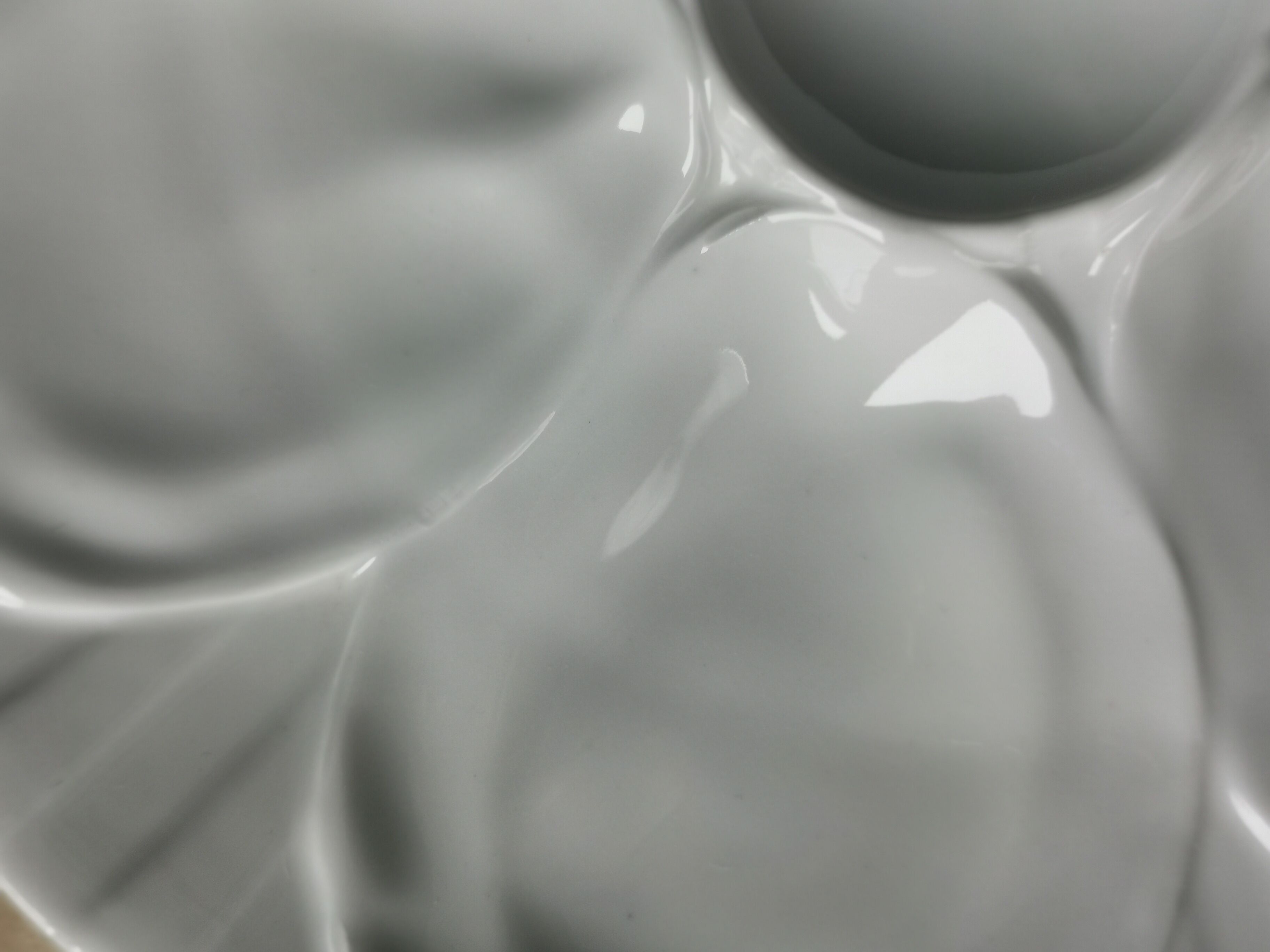 Ensemble de 6 assiettes Pillivuyt porcelaine blanche
