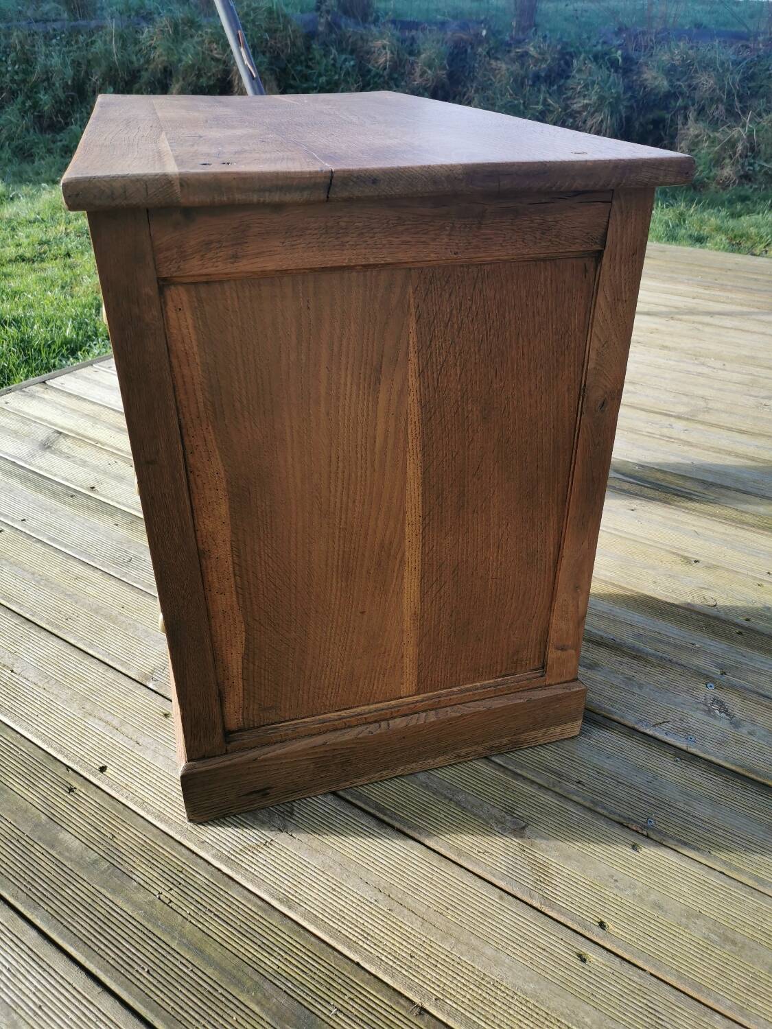 Oak administration desk