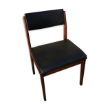 Wooden chair and skai