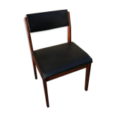 Wooden chair and skai