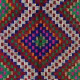 Large Vintage Turkish Kilim Rug 354x178 cm Wool Jajim Kelim