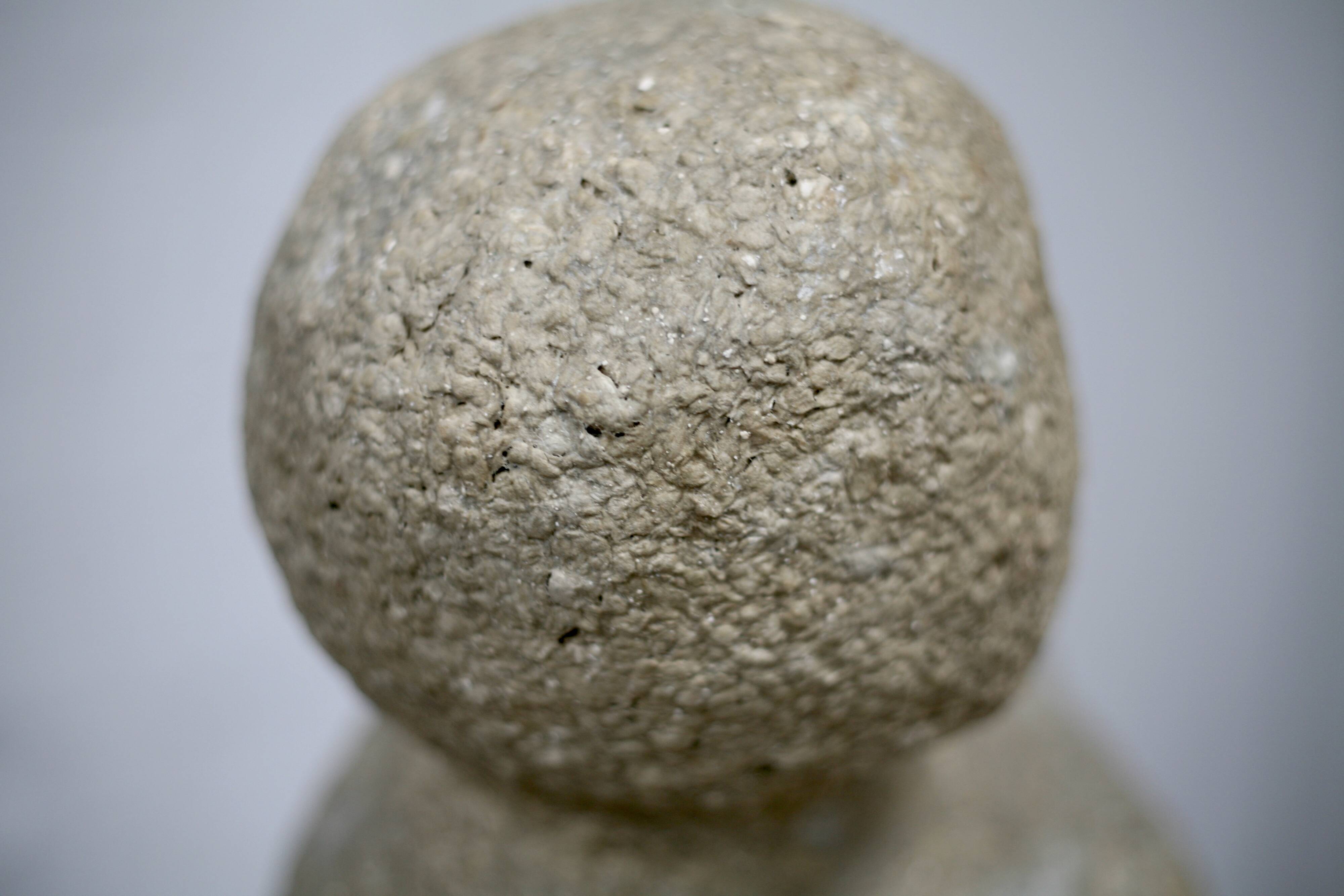 Imitation stone resin sculpture, circa 1960