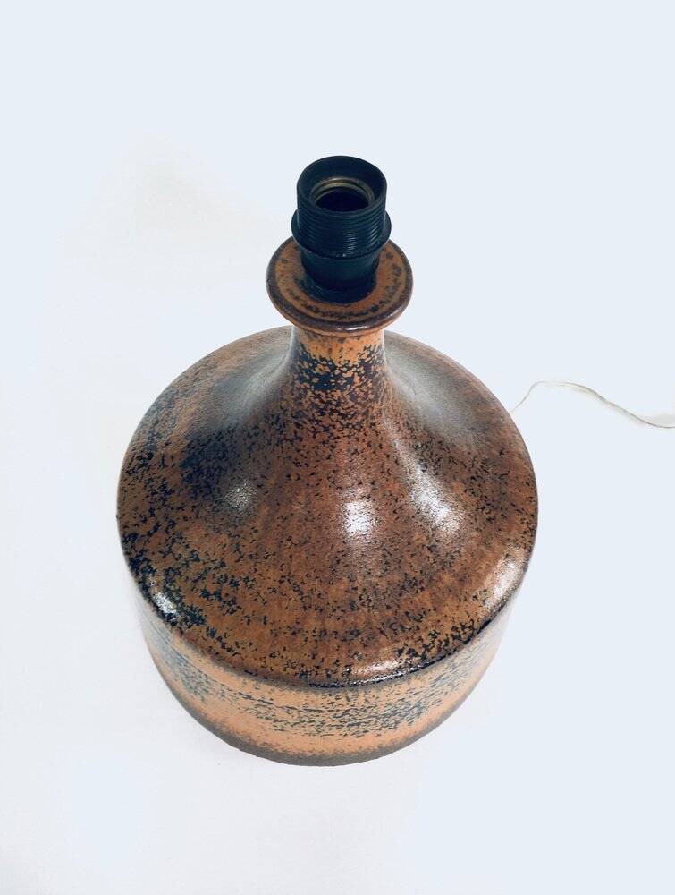 Mid-Century Scandinavian Ceramic Table Lamp from Aypot, Sweden, 1970s