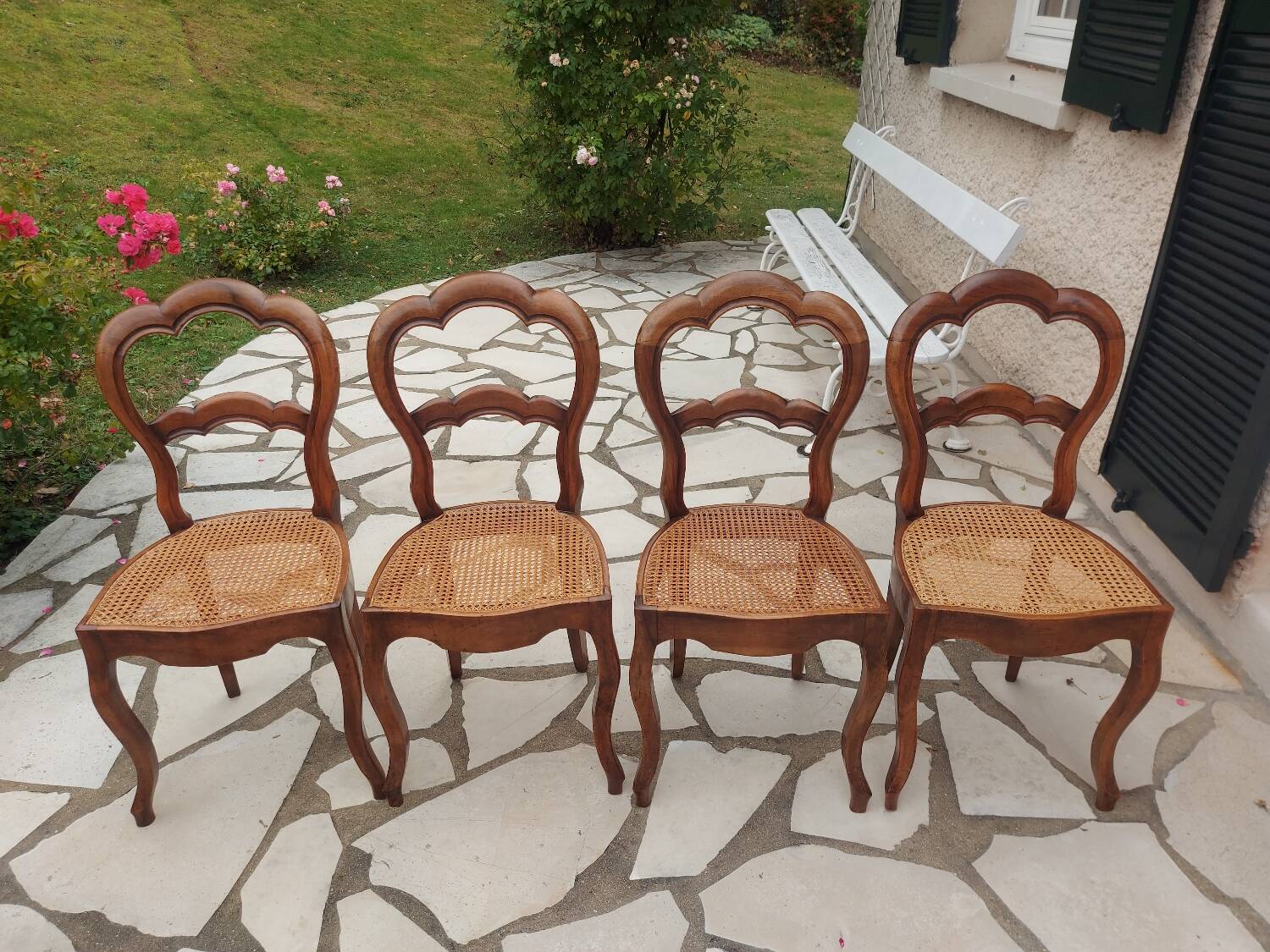 Antique Louis Philippe style chairs