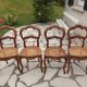 Antique Louis Philippe style chairs